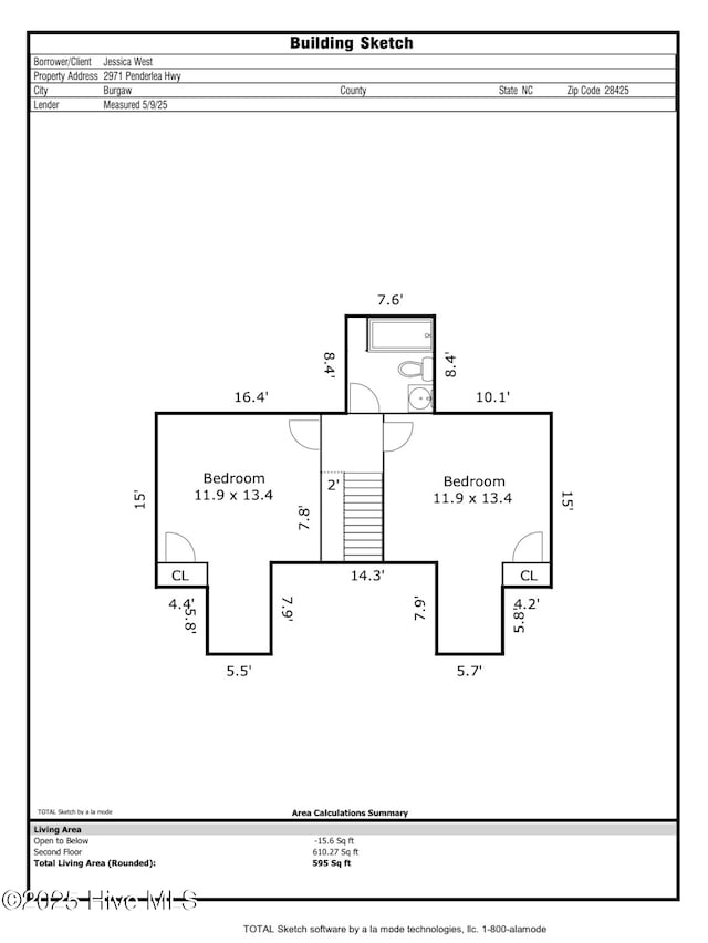 2971 Penderlea Hwy, Burgaw, NC 28425 - view of floor plan / room layout