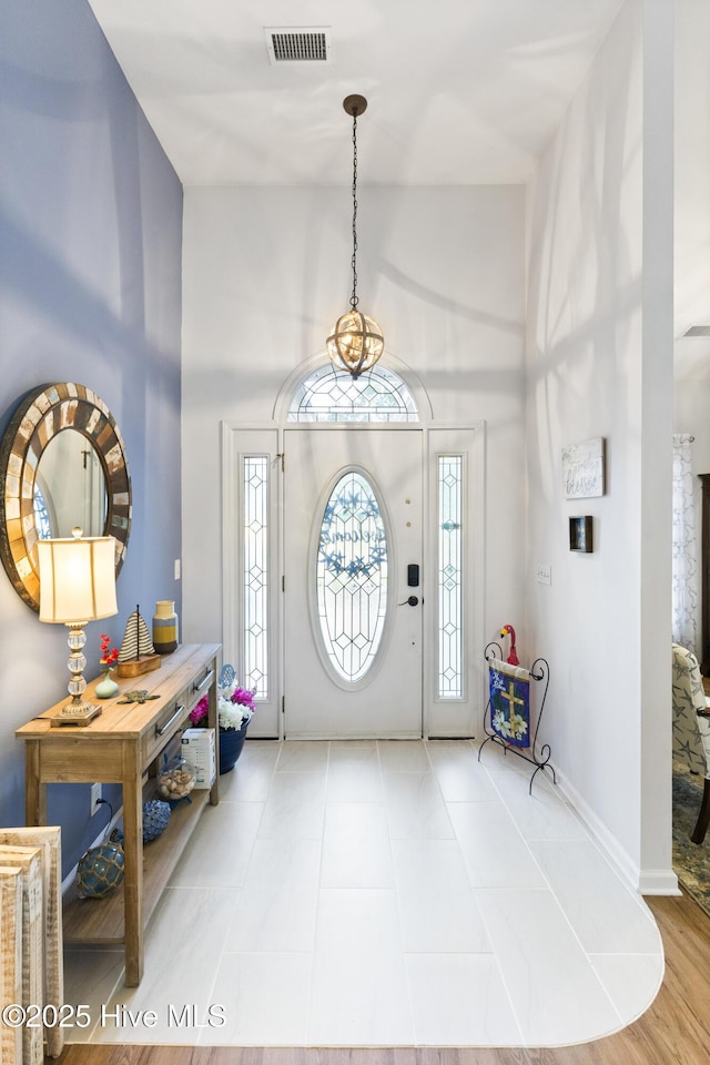 102 Crooked Gulley Cir, Sunset Beach, NC 28468 - entryway with high vaulted ceiling