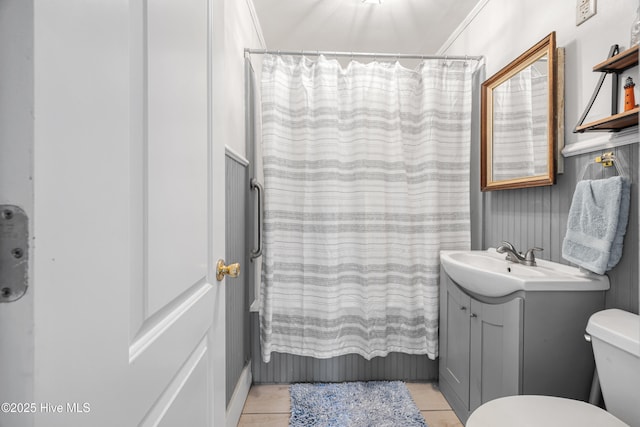 302 Roanoke Trl, Edenton, NC 27932 - full bathroom with vanity and tile patterned floors
