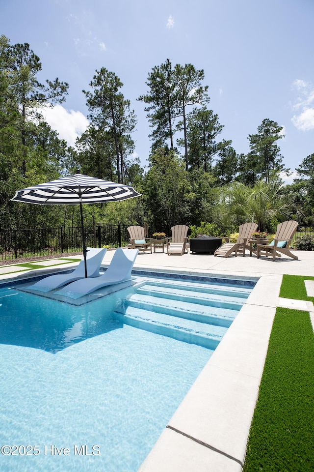 4139 Cobleskill Dr, Leland, NC 28451 - view of pool featuring a patio area