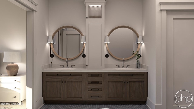 135 Forest Walk SW, Sunset Beach, NC 28468 - full bathroom featuring double vanity