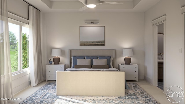 135 Forest Walk SW, Sunset Beach, NC 28468 - bedroom featuring a ceiling fan