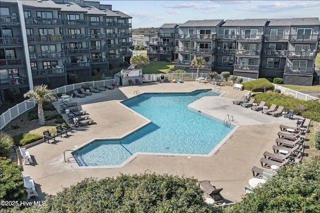 1896 New River Inlet Rd Unit 1310, North Topsail Beach, NC 28460 - community pool with a patio area