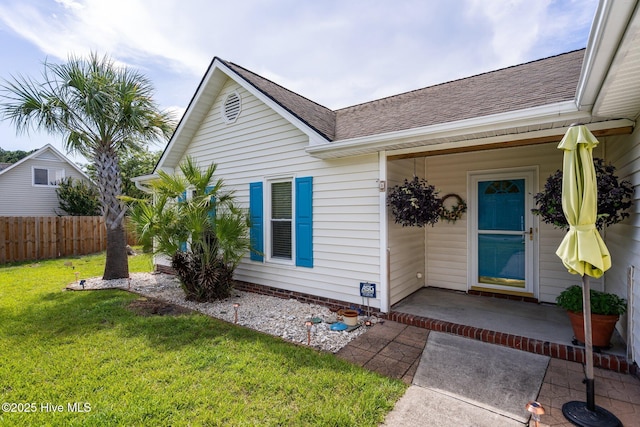 1005 Pleasant Dale Dr, Wilmington, NC 28412 - property entrance featuring roof with shingles