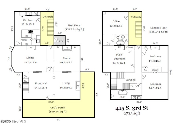 415 S 3rd St, Wilmington, NC 28401 - view of home floor plan