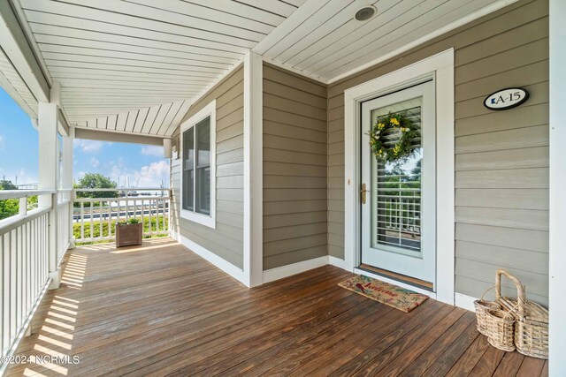 300 Midyette St Unit A15, Oriental, NC 28571 - view of deck
