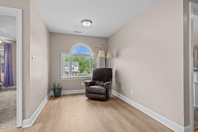 324 Foster Creek Rd, Swansboro, NC 28584 - sitting room featuring wood finished floors and baseboards