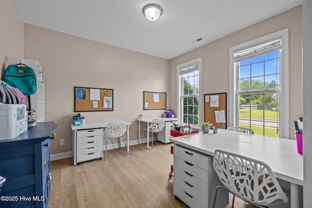 324 Foster Creek Rd, Swansboro, NC 28584 - office with light wood-style flooring and baseboards