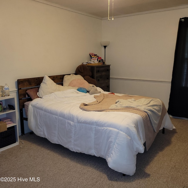 204 Tyree Rd, Kinston, NC 28504 - bedroom with carpet and crown molding