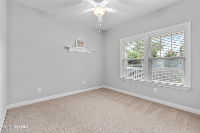 2955 Moorings Way SE, Southport, NC 28461 - unfurnished room with carpet flooring and a ceiling fan