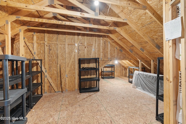 2955 Moorings Way SE, Southport, NC 28461 - unfinished attic featuring an upstairs landing