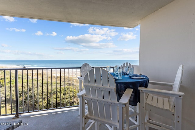 8801 Reed Dr Unit 303W, Emerald Isle, NC 28594 - balcony with view of water and beach