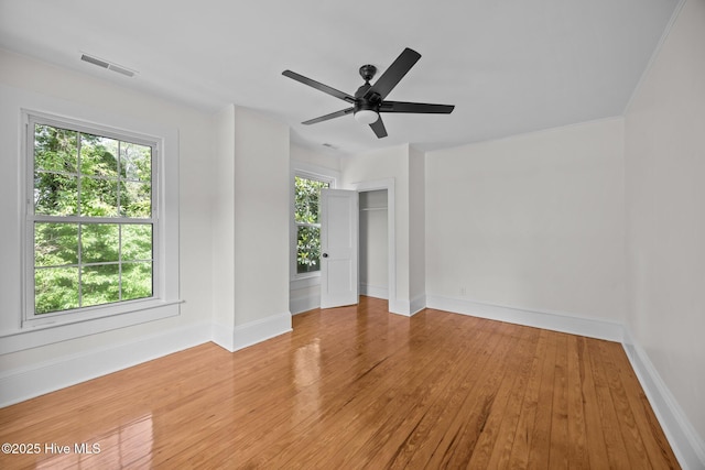 25967 US-264, Pantego, NC 27860 - spare room featuring hardwood / wood-style floors and ceiling fan