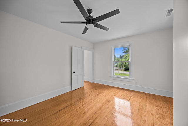 25967 US-264, Pantego, NC 27860 - spare room featuring ceiling fan and light wood finished floors