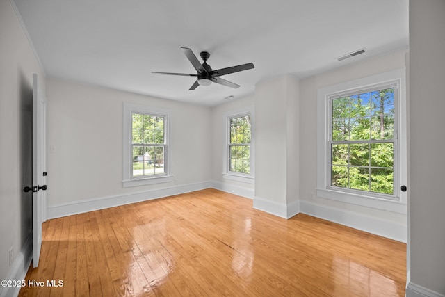 25967 US-264, Pantego, NC 27860 - empty room featuring light wood-style flooring and ceiling fan
