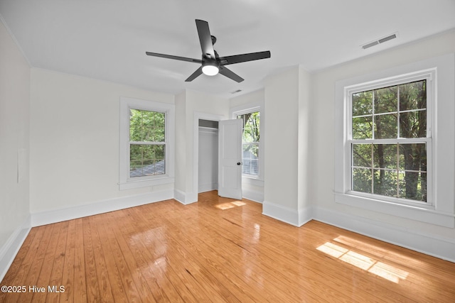 25967 US-264, Pantego, NC 27860 - empty room featuring light wood-style flooring and a ceiling fan
