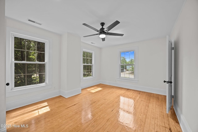 25967 US-264, Pantego, NC 27860 - unfurnished room featuring light wood-style floors and a ceiling fan
