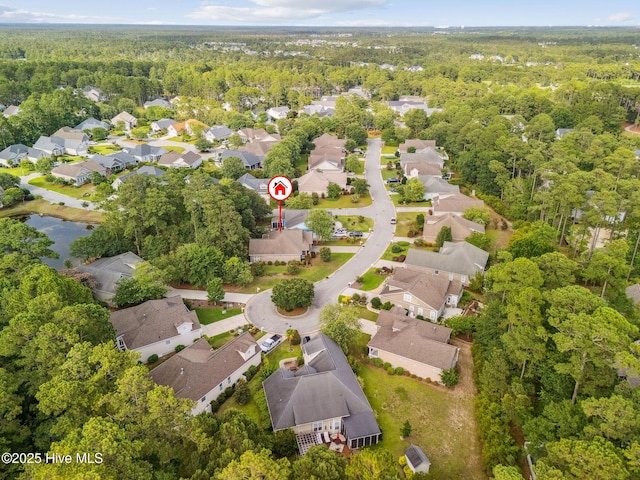 3716 Pond Pine Ct, Southport, NC 28461 - aerial view of property and surrounding area featuring nearby suburban area