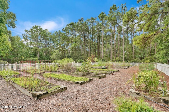 3716 Pond Pine Ct, Southport, NC 28461 - view of yard featuring a vegetable garden