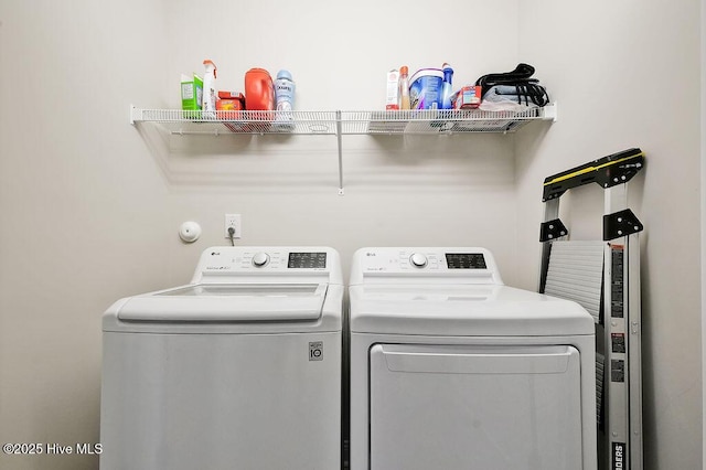 1022 Summer Woods Dr, Wilmington, NC 28412 - washroom featuring separate washer and dryer