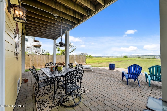 120 Windjammer Dr, Surf City, NC 28445 - view of patio featuring outdoor dining space