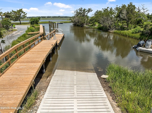 120 Windjammer Dr, Surf City, NC 28445 - dock area with a water view