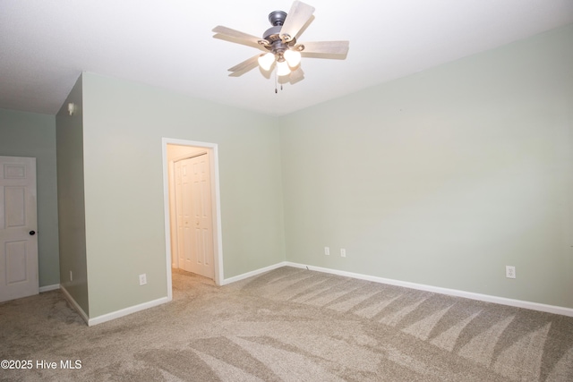 130 Pinecone Ct, Seven Lakes, NC 27376 - unfurnished bedroom with carpet flooring and ceiling fan