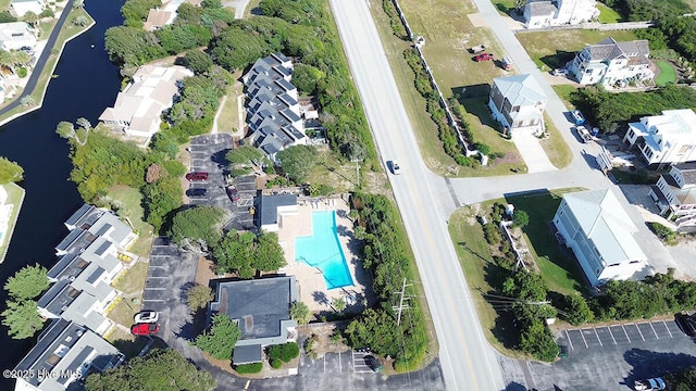 130 Salter Path Rd Unit 74, Pine Knoll Shores, NC 28512 - aerial view of property's location with a nearby body of water and nearby suburban area