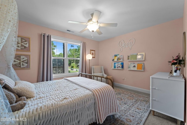 3 Glen Ross Dr, Pinehurst, NC 28374 - bedroom featuring carpet and a ceiling fan