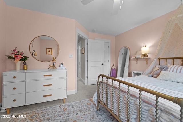 3 Glen Ross Dr, Pinehurst, NC 28374 - bedroom with light carpet and a ceiling fan