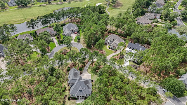 595 Wicklow Sq SW, Ocean Isle Beach, NC 28469 - aerial view of property's location with nearby suburban area and a local golf course