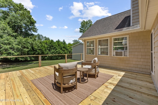 103 Coppers Trl, Wilmington, NC 28411 - view of wooden terrace