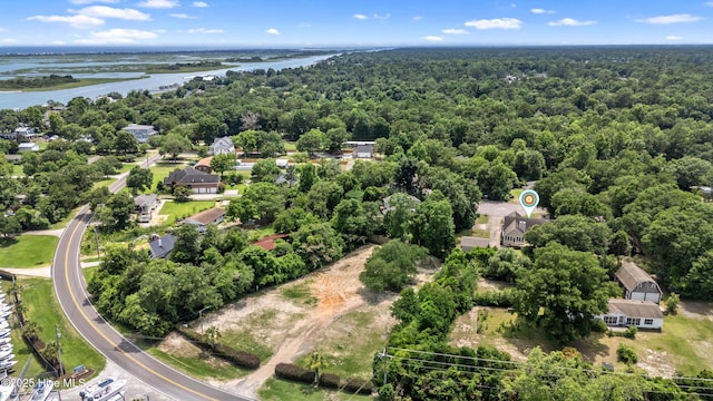 103 Coppers Trl, Wilmington, NC 28411 - aerial view of a forest and a large body of water