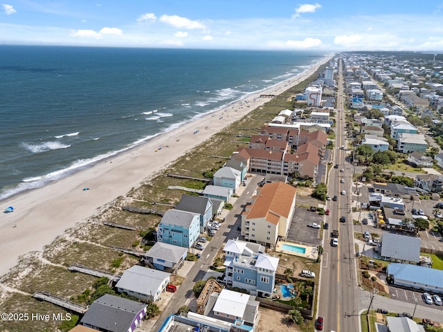 1004 Carolina Beach Ave S Unit B6, Carolina Beach, NC 28428 - aerial view of property and surrounding area featuring expansive coastline