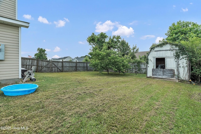 203 Mccain St, Beulaville, NC 28518 - fenced backyard with a shed