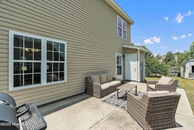203 Mccain St, Beulaville, NC 28518 - view of patio with an outdoor living space