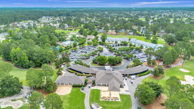 1514 Grandiflora Dr, Leland, NC 28451 - bird's eye view of a golf course