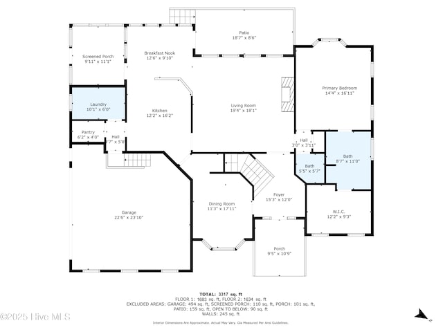 1514 Grandiflora Dr, Leland, NC 28451 - view of home floor plan