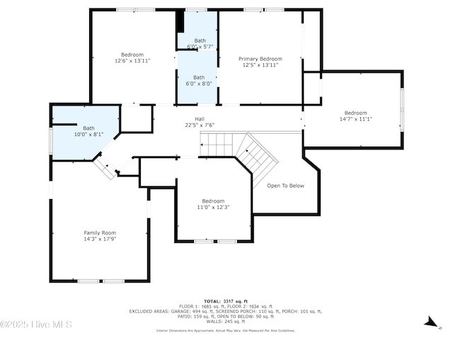 1514 Grandiflora Dr, Leland, NC 28451 - view of home floor plan