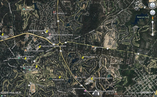 26 Calhoun Ln, Pinehurst, NC 28374 - aerial map of property and surrounding area