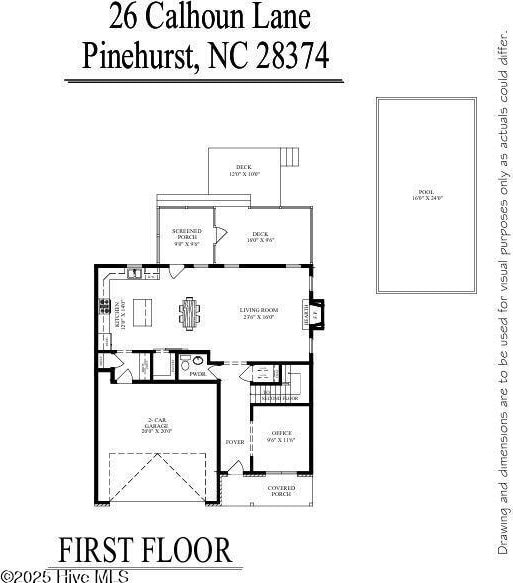 26 Calhoun Ln, Pinehurst, NC 28374 - view of home floor plan