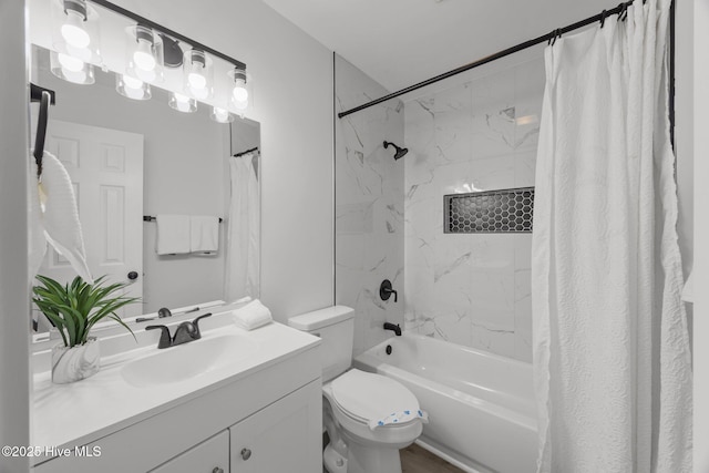350 Hubert Blvd, Hubert, NC 28539 - full bath with vanity and shower / bath combo with shower curtain