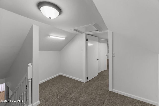 350 Hubert Blvd, Hubert, NC 28539 - additional living space with vaulted ceiling and carpet flooring