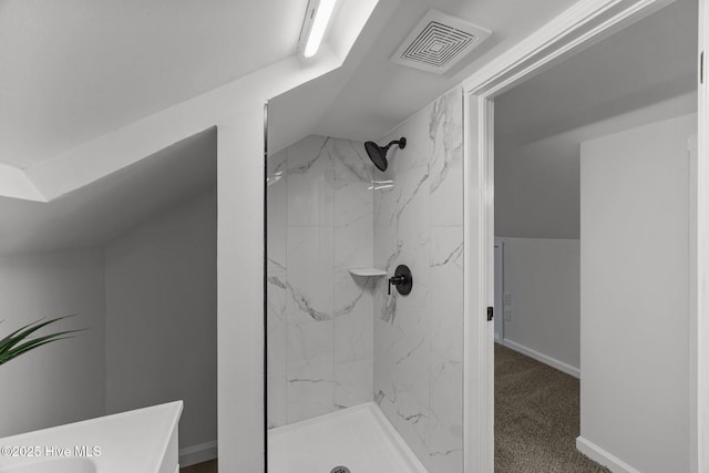 350 Hubert Blvd, Hubert, NC 28539 - bathroom with a marble finish shower and vanity