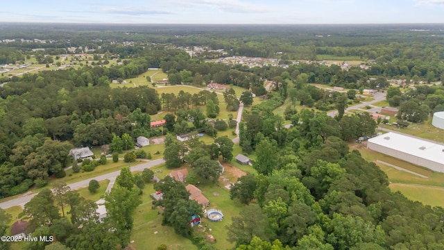 350 Hubert Blvd, Hubert, NC 28539 - aerial view of a heavily wooded area