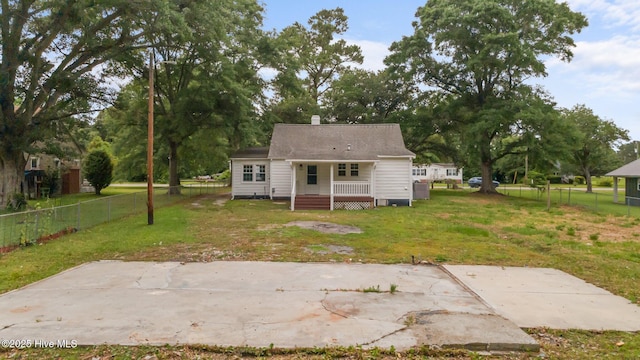 350 Hubert Blvd, Hubert, NC 28539 - rear view of property with a fenced backyard