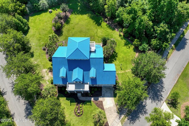 311 S Kingfisher Ln, Hampstead, NC 28443 - aerial view of property and surrounding area