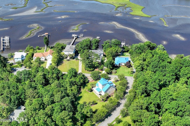 311 S Kingfisher Ln, Hampstead, NC 28443 - aerial overview of property's location featuring a large body of water
