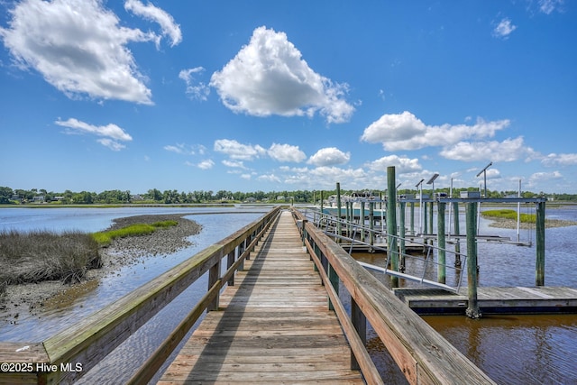 311 S Kingfisher Ln, Hampstead, NC 28443 - dock with a water view