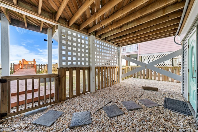 1602 Carolina Beach Ave N Unit 2, Carolina Beach, NC 28428 - view of patio featuring a wooden deck
